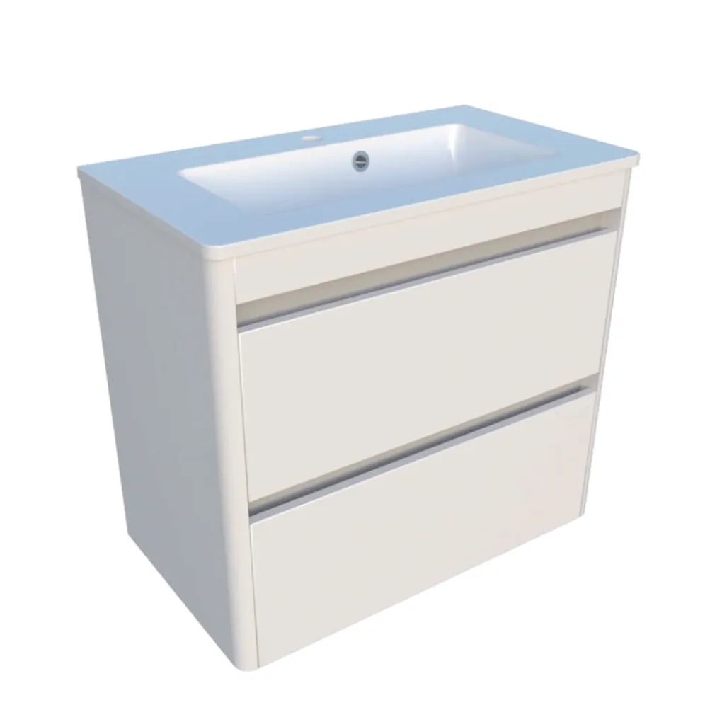 Шафа нижня Fancy Marble Fiji-2 700 з умивальником Annabell 700- Фото 1